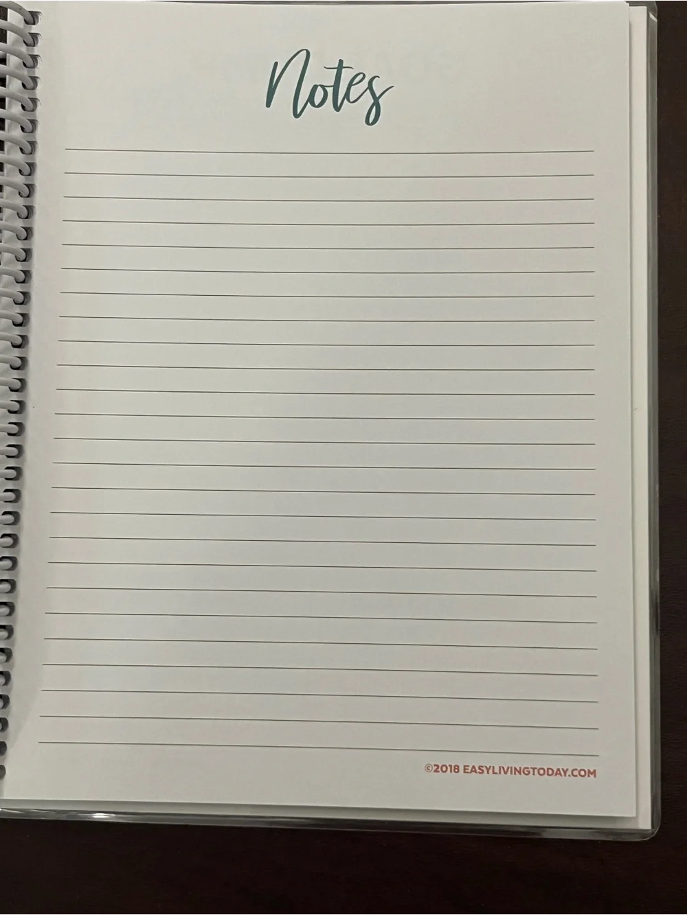 unbranded spiral bound